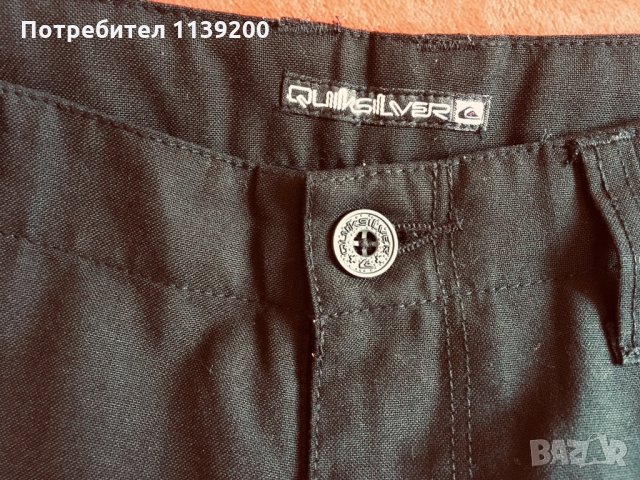 Quicksilver 33 М мъжки черен къс панталон, снимка 7 - Къси панталони - 26102023