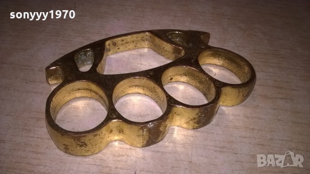 бокс в цвят злато с черепи-як/дебел и масивен-11х7см, снимка 2 - Колекции - 23551209