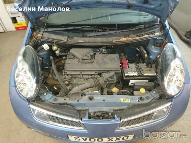 Нисан Микра 1.2 16в 82кс 2008г на части, снимка 4 - Автомобили и джипове - 18575708