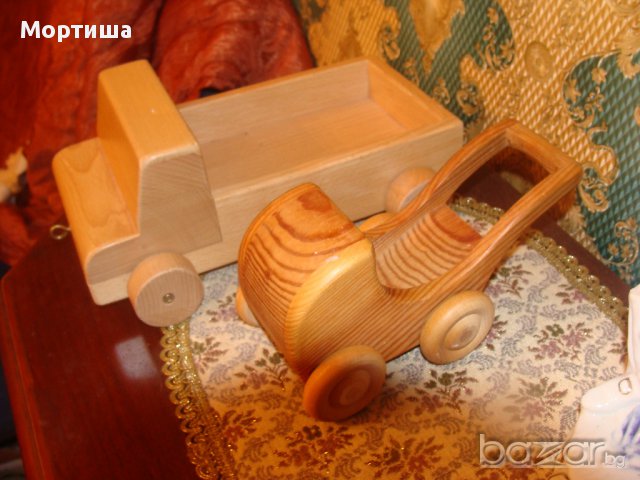  Масивни дървени детски играчки , снимка 1 - Колекции - 18005599