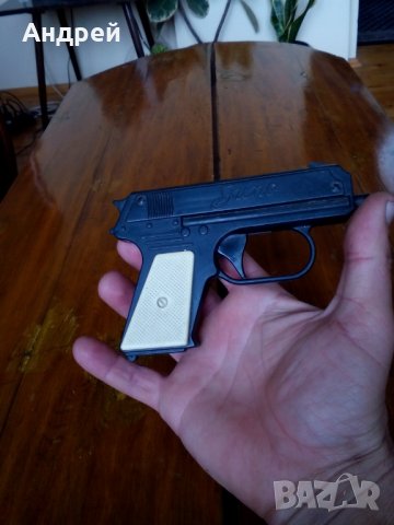 Стара играчка пистолет #5, снимка 5 - Антикварни и старинни предмети - 25078576