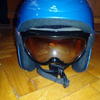 детска каска за ски сноуборд +очила , снимка 1 - Спортна екипировка - 21005866