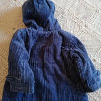Джинсово палтенце за 9 месечно дете, снимка 2 - Бебешки якета и елеци - 24122415