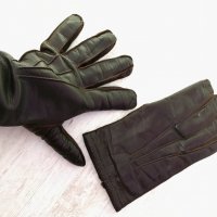 Ръкавици естественна кожа, снимка 3 - Шапки - 25203047
