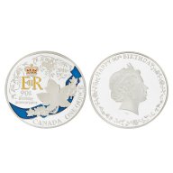 Монета посребрена кралицата, снимка 6 - Нумизматика и бонистика - 17810079