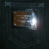 DOLCE & GABBANA оригинални тъмни дънки 28, снимка 6 - Дънки - 22080446