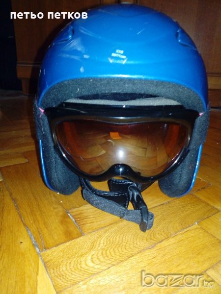 детска каска за ски сноуборд +очила , снимка 1