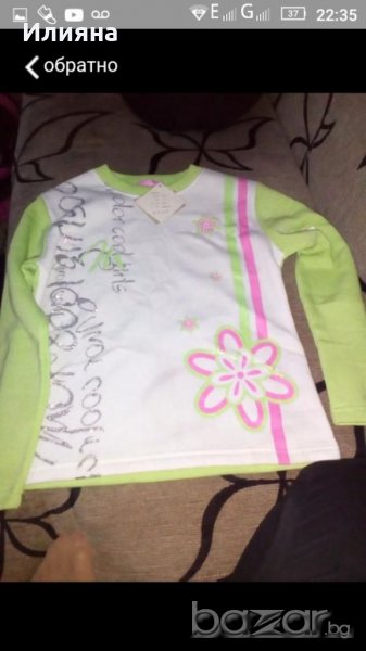Нова ватирана детска блуза, размер 12, снимка 1