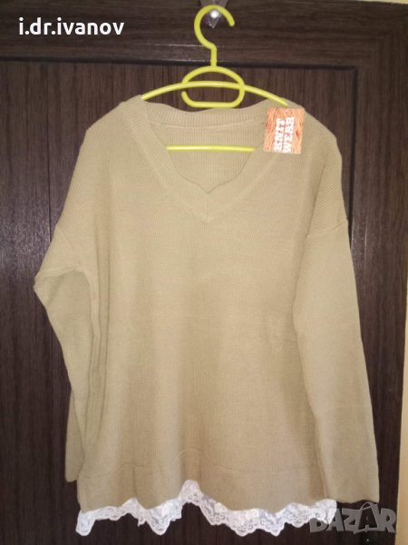 нова блуза с дантела , снимка 1