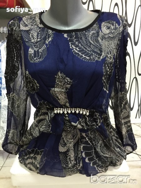 Дамска блуза с дантела , снимка 1