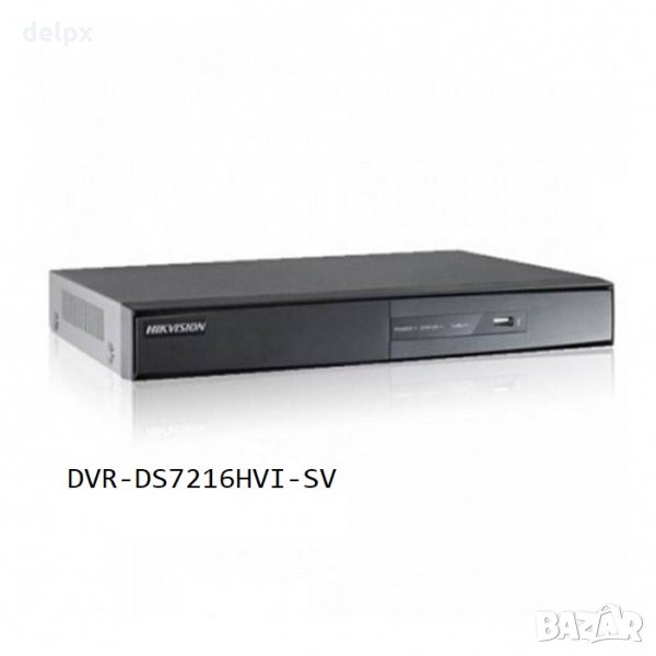 Записващо устройство DVR-DS7216HVI-SV за 16 камери 128/8 кадъра LAN ДУ, снимка 1