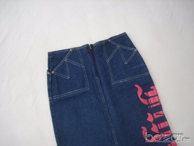 Дънкова пола,ефектна и различна, М , снимка 5 - Поли - 18369127