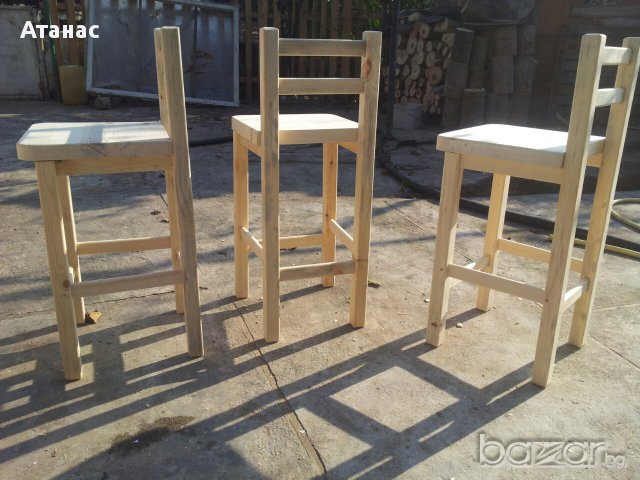 Бар столове с облегалка, снимка 10 - Столове - 14758258