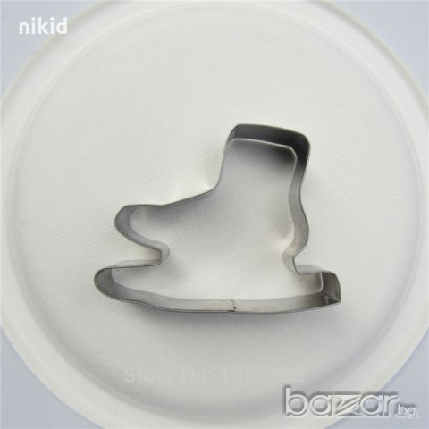 Кънки за лед метален резец форма сладки бисквитки украса фондан декорация