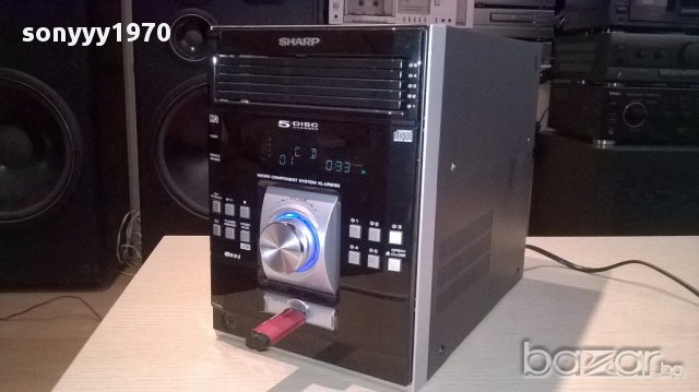 Sharp xl-ur250h usb/cd mp3/tuner rds/ampli aux-внос швеицария