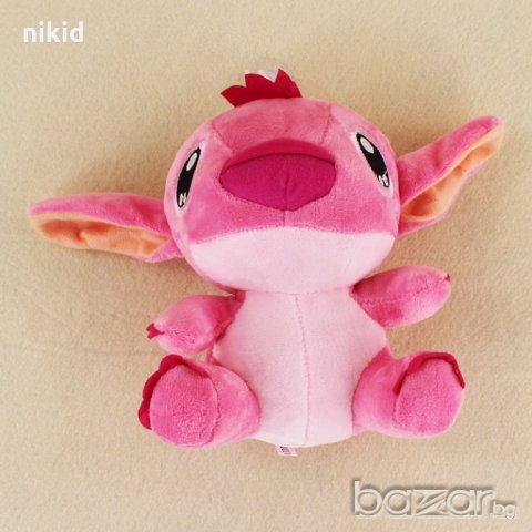 Лило и Стич lilo stitch плюшена играчка синьо или розово човече плюшен, снимка 3 - Плюшени играчки - 19160065