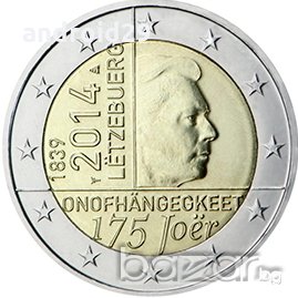 2 Евро монети (възпоменателни) емитирани 2014г, снимка 3 - Нумизматика и бонистика - 16249994