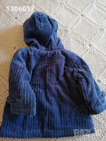 Джинсово палтенце за 9 месечно дете, снимка 2 - Бебешки якета и елеци - 24122415