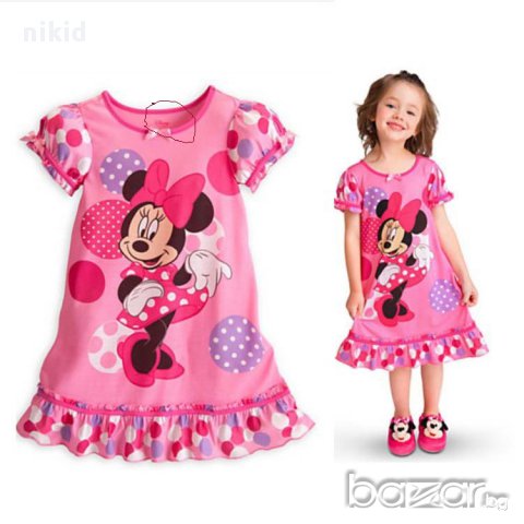 детска рокля с Мини Маус