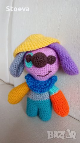 КУКЛА Весело шарено кученце, снимка 3 - Кукли - 23667228
