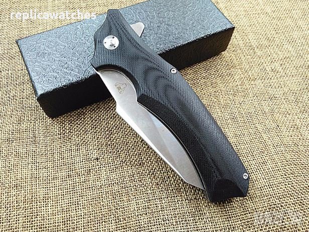 сгъваем нож стомана 440с , снимка 4 - Ножове - 23565007