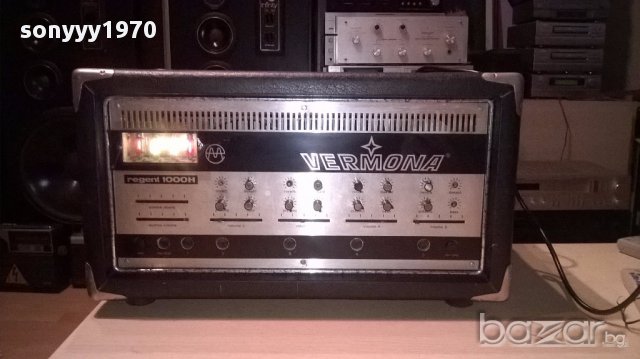 Vermona-made in ddr-ретро усилвател-внос швеицария, снимка 2 - Ресийвъри, усилватели, смесителни пултове - 15551814