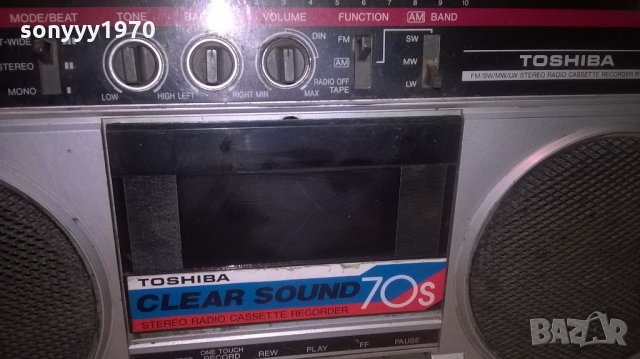 toshiba rt-70s-ретро колекция, снимка 8 - Радиокасетофони, транзистори - 21825778