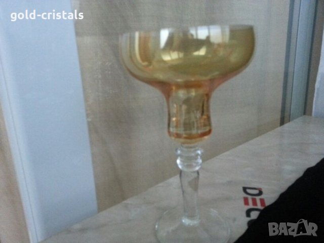   Ретро чаши цветно стъкло, снимка 4 - Антикварни и старинни предмети - 24078843