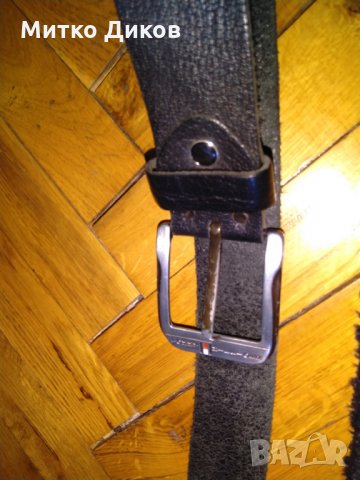 Колан естествена кожа Tommy Hilfiger, снимка 7 - Колани - 24590030