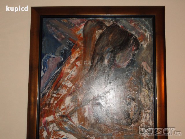 Картина от Марчо Ташакманов - Акт, маслени бои на шперплат 50 X 55 см, снимка 6 - Картини - 13220349