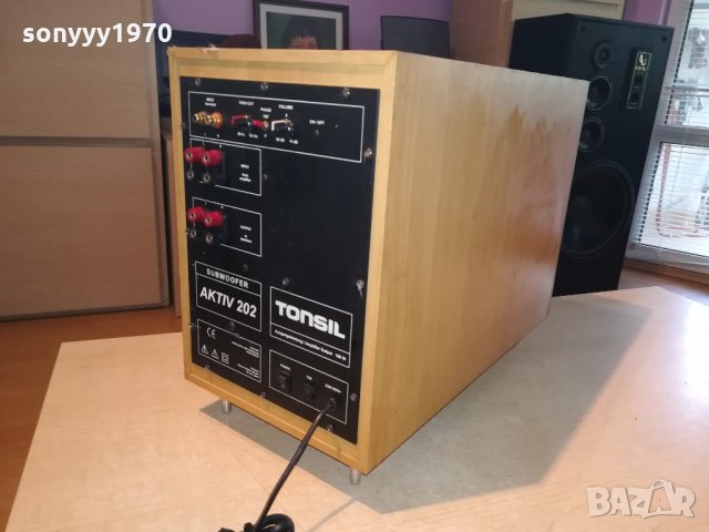tonsil aktiv 202 subwoofer-amplifier-100w-внос швеицария, снимка 2 - Тонколони - 21697378