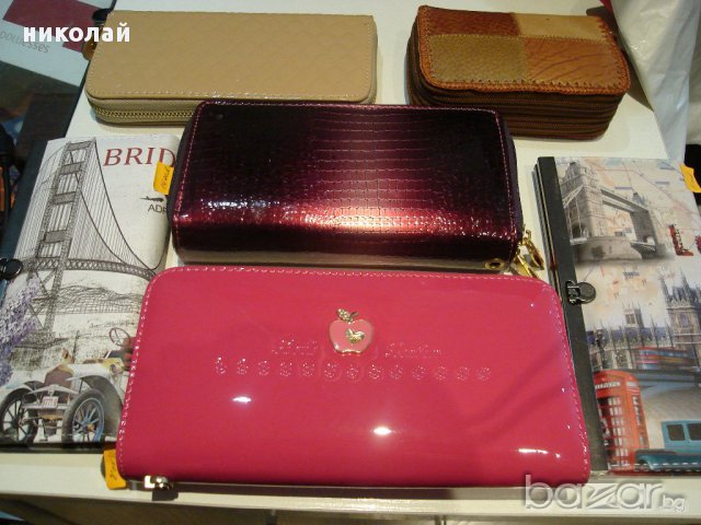 розово дамско портмоне