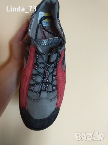 Дам.обувки/маратонки-/ест.кожа/-"JANINA"-№39-цвят-черно+червено. Закупени от Германия., снимка 6 - Дамски ежедневни обувки - 24927287
