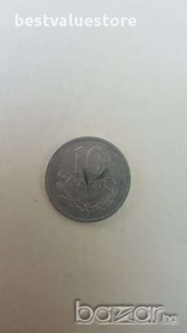Монета От 10 Полски Гроша От 1972г. / 1972 10 Polish Groszy Coin Y# AA47 Par# 206 Schön# 39, снимка 1 - Нумизматика и бонистика - 15594798