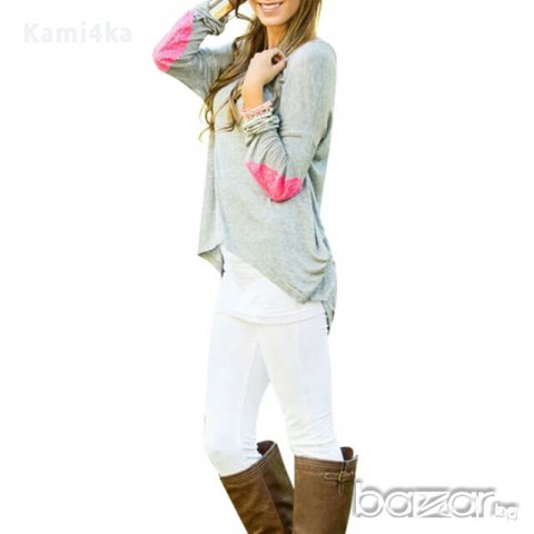 Сива блуза