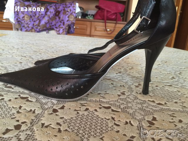 Дамски обувки естествена кожа, снимка 3 - Дамски обувки на ток - 15835737