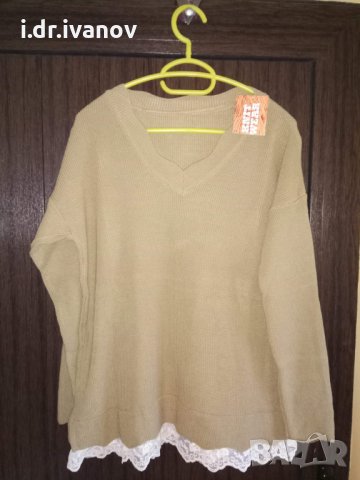 нова блуза с дантела 