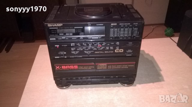 sharp gx-cd60h cd/deck/tuner/amplifier/aux-внос швеицария, снимка 5 - Ресийвъри, усилватели, смесителни пултове - 23119959