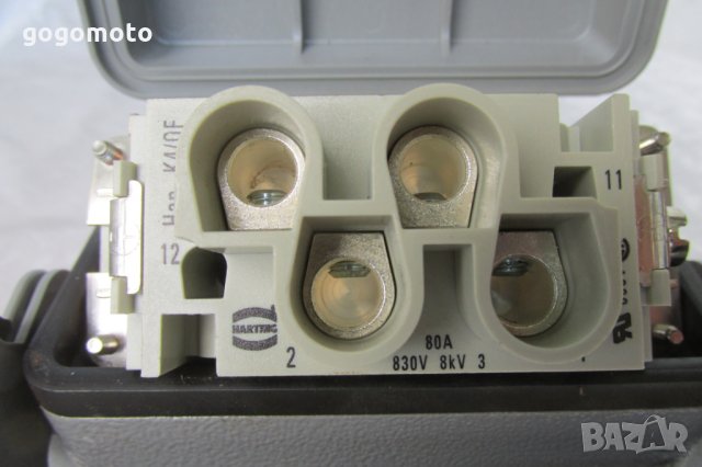 нов контакт , конектор HARTING original, 80A, 830V, 8 kV, профи контакт, високо волтов, мощен контак, снимка 10 - Други инструменти - 26032312