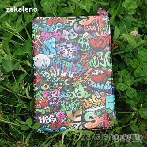 Кожен калъф за Amazon Kindle Paperwhite 4 2018 – Графити