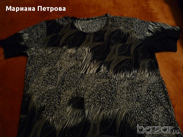 Дамска блуза с къс ръкав №XL, снимка 1 - Тениски - 12704816
