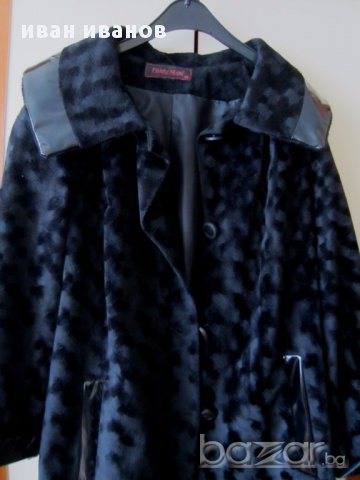 Еко палто-манто-черно, снимка 11 - Палта, манта - 16628253