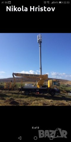 Автовишка под наем. Автовишки София. Услуги с вишка, снимка 2 - Индустриална техника - 24244263