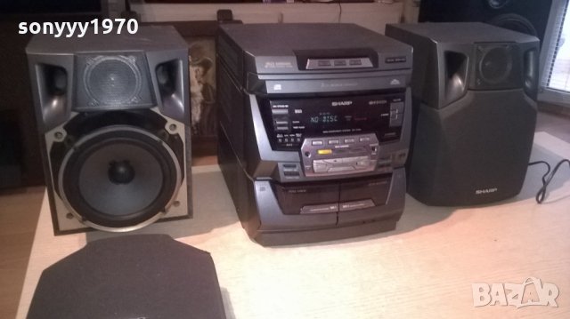 sharp-комплект с тонколони-внос швеицария, снимка 6 - Ресийвъри, усилватели, смесителни пултове - 23540557