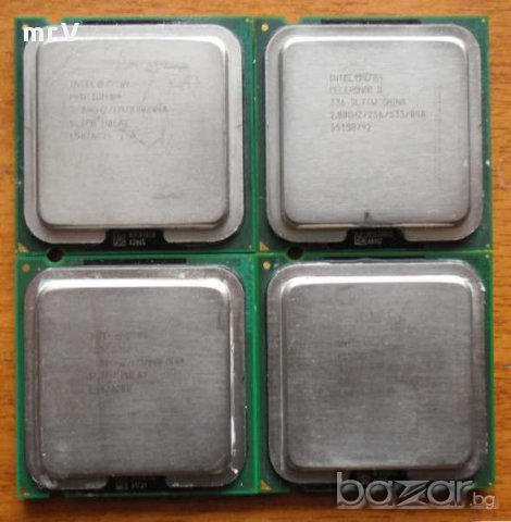 Процесор, процесори с. 478, 775, Core 2 Duo, Pentium Dual Core и Pentium 4 