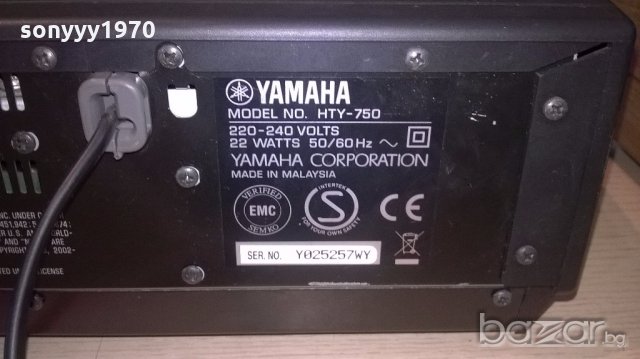 yamaha hty-750-внос англия, снимка 12 - Ресийвъри, усилватели, смесителни пултове - 18204824