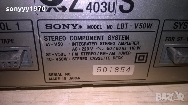 sony ta-v50 stereo amplifier-made in japan-внос швеицария, снимка 14 - Ресийвъри, усилватели, смесителни пултове - 23867713