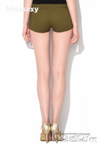ПРОМО 🍊 JUST CAVALLI 🍊 Оригинални къси панталони BEIGE&KHAKI – XXS и XS нови с етикети, снимка 2 - Къси панталони и бермуди - 14976153