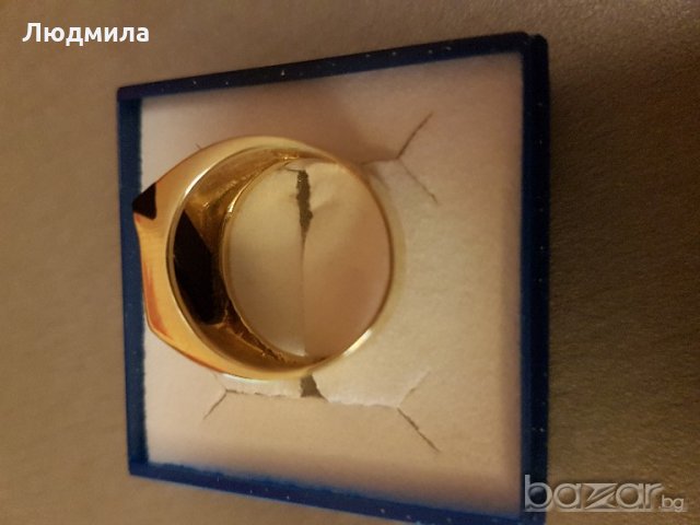 Златен мъжки пръстен, снимка 4 - Пръстени - 11072983