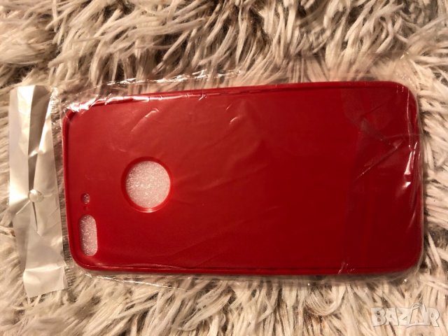 Нов кейс за Айфон 7,8 плюс Червен, снимка 3 - Калъфи, кейсове - 23871876